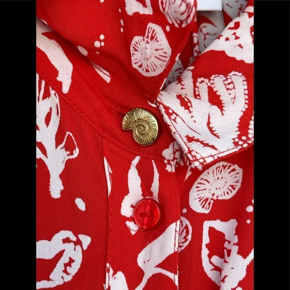 FABIENNE CHAPOT
Red Boyfriend Dress - Crazy Coral - Picture 9 of 16